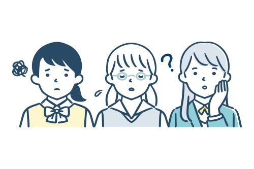 女の子の悩み