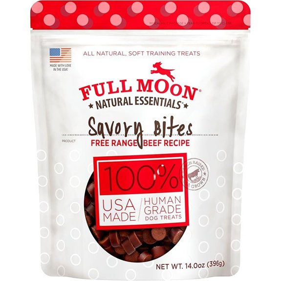 Full Moon All Natural Beef Dog Treats 14oz