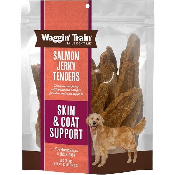 Waggin' Train Salmon Jerky Dog Treats 12oz