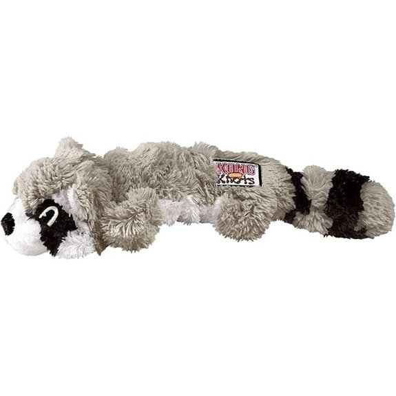 KONG Scrunch Knots Raccoon Dog Toy for Medium/Large Dogs