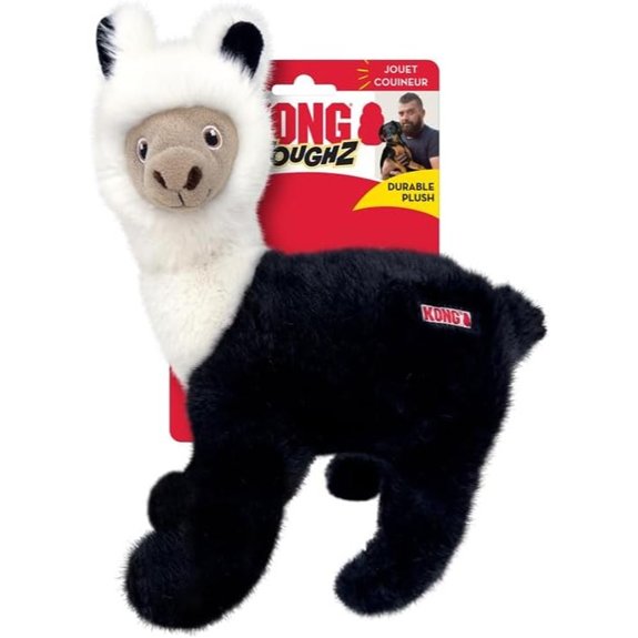 KONG Toughz Durable Plush Dog Toy (Llama)