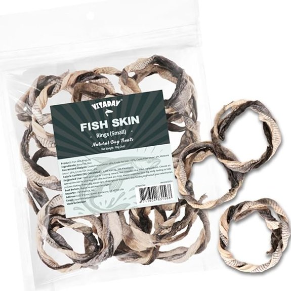 VITADAY Fish Skin Dog Jerky Treats (3 oz)
