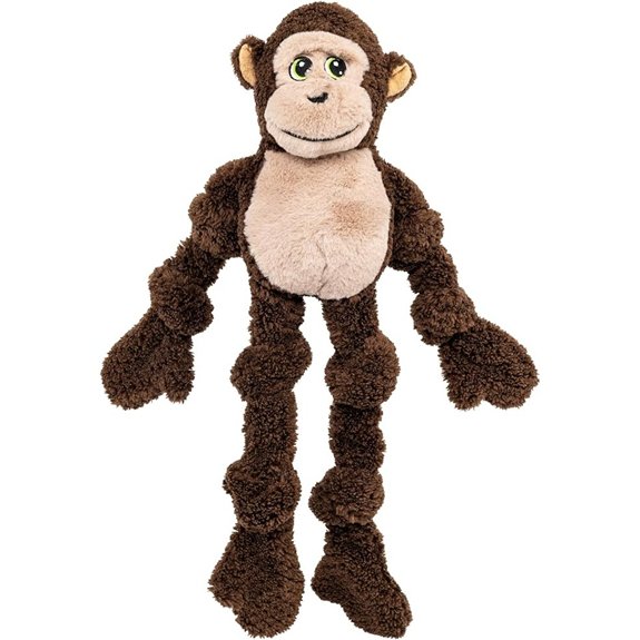 KONG Floppy Knots Squeaky Monkey Dog Toy