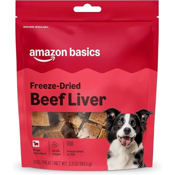 Amazon Basics Freeze-Dried Beef Liver Dog Treats
