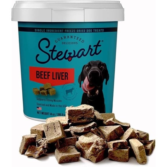 Stewart Freeze Dried Beef Liver Dog Treats (14 oz)
