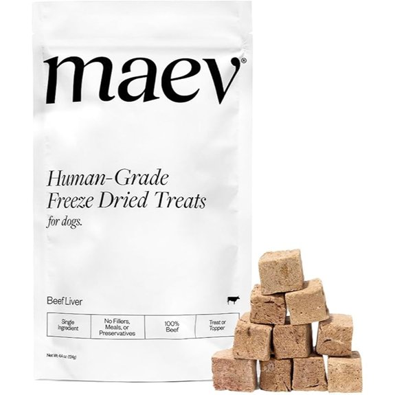 Maev Freeze Dried Raw Beef Liver Dog Treats
