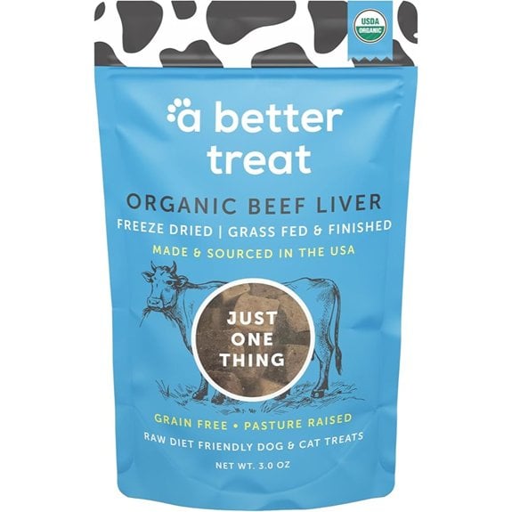 A Better Treat Organic Freeze Dried Beef Liver Treats