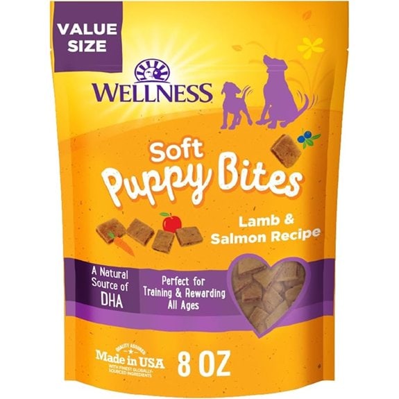 Wellness Soft Puppy Bites Training Treats Lamb & Salmon