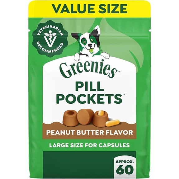 Greenies Peanut Butter Pill Pockets for Large Dogs