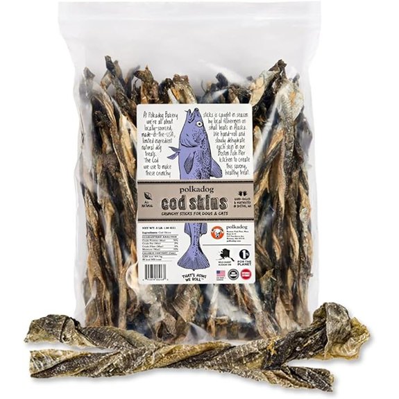 Polkadog Cod Skins Natural Dog Treats (2lb)