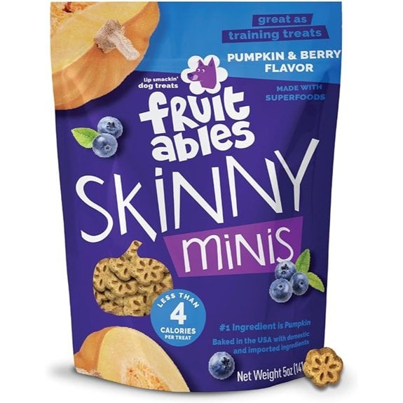Fruitables Skinny Mini Pumpkin Dog Treats (5oz)