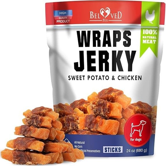 Sweet Potato Jerky Chicken Wrap Dog Treats 24oz