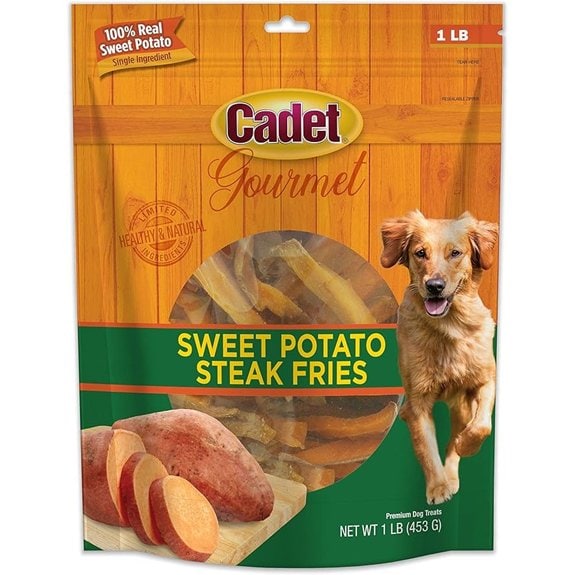 Cadet Gourmet Sweet Potato Steak Fries Dog Treats 1lb