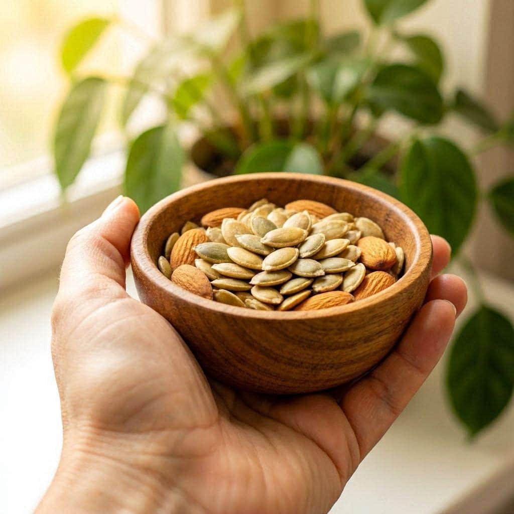 magnesium rich foods pumpkin seeds almonds