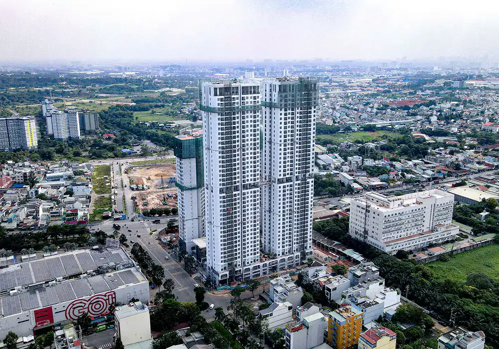 Tổng thể mặt ngoài Green Skyline