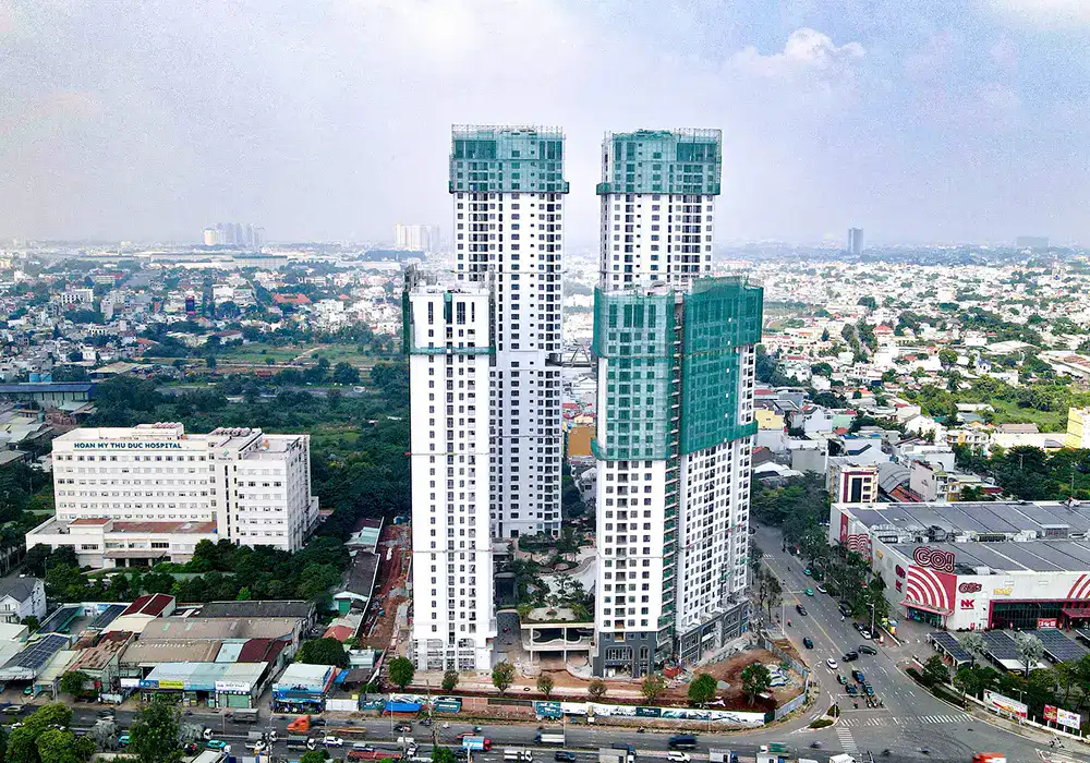 Tổng thể mặt ngoài Green Skyline