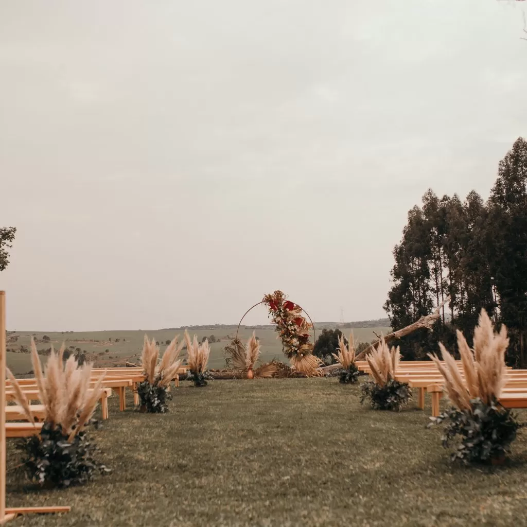 casamento ao ar livre 