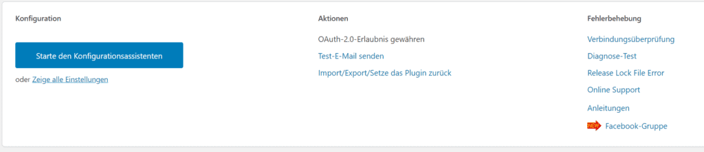 Screenshot Schritt 0 SMTP