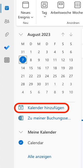 Add calendar