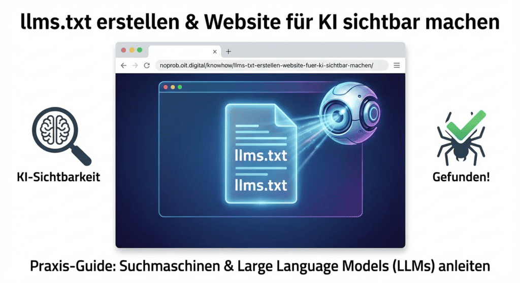 llms.txt erstellen & Website für KI sichtbar machen