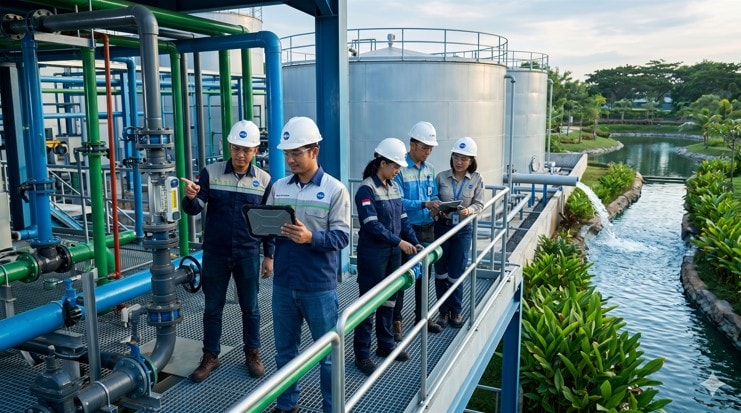 Tim engineering PT Norwat Semesta Raya
