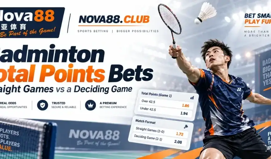 badminton total points betting