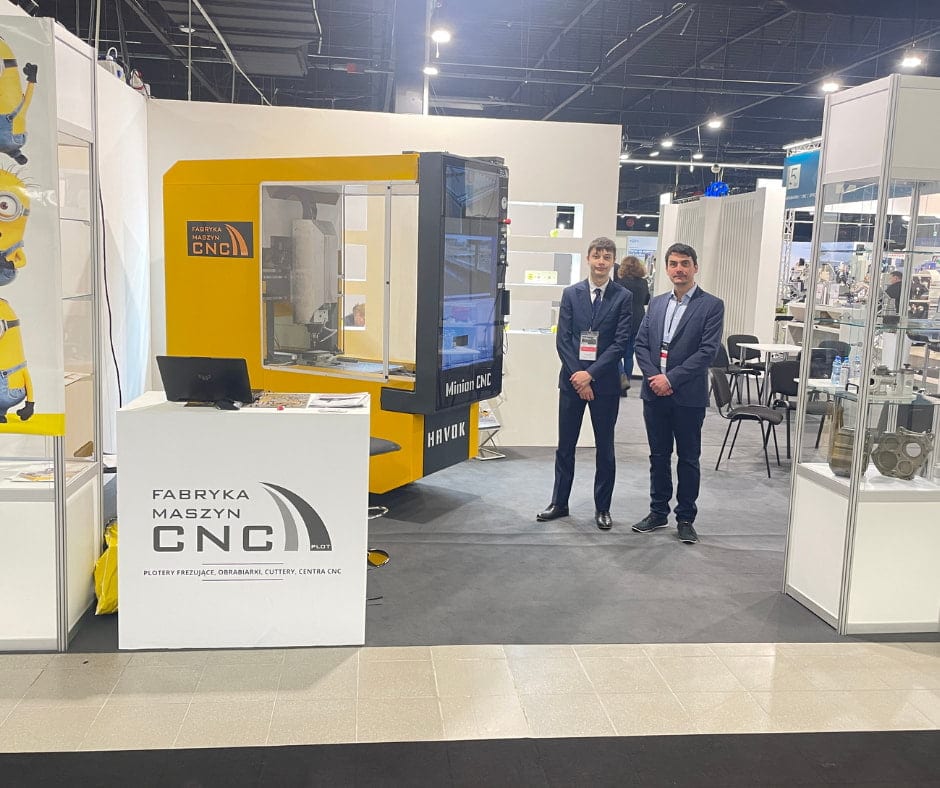Minion CNC freze makinesi Metaltech ticaret fuarında - Przemysław Szymański