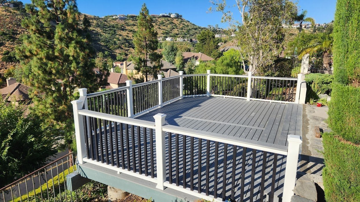 deck with view orange county