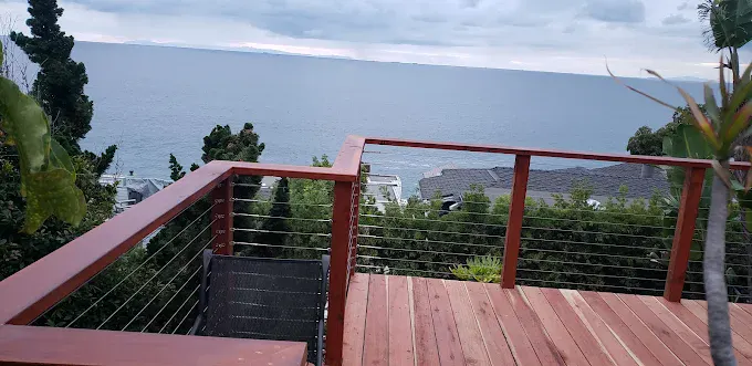 wooden cable railings