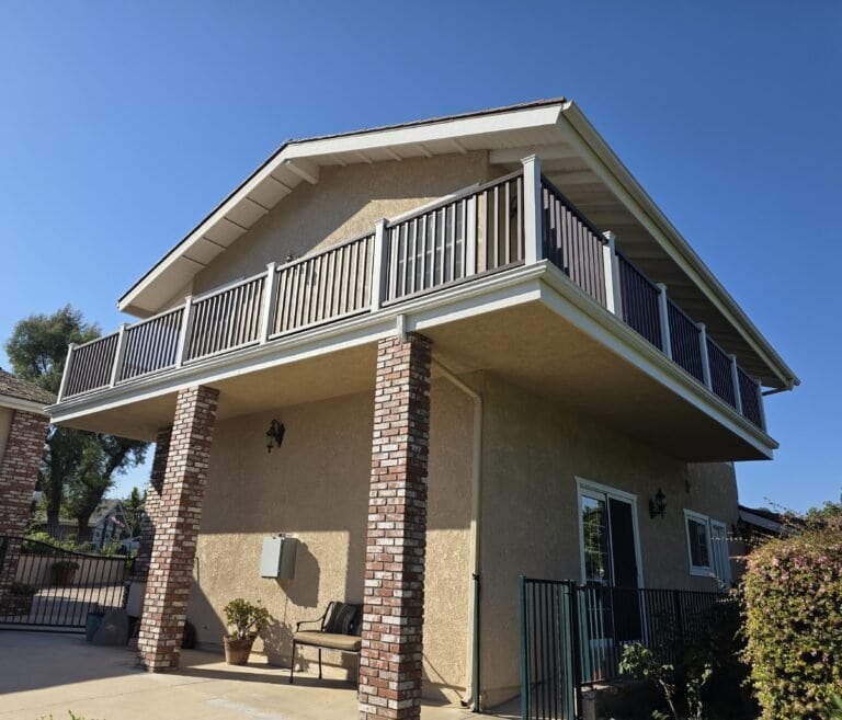 balcony remodel