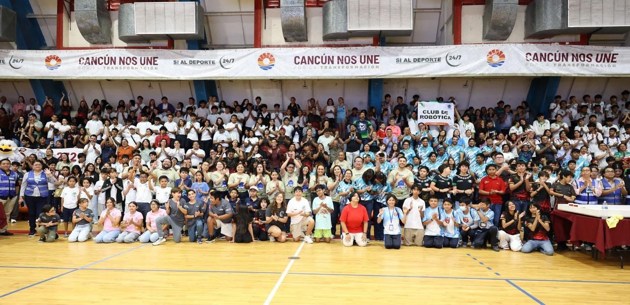 Realizan torneo regional de robótica en Cancún 2026