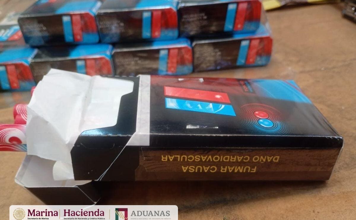 Aseguran más de un millón de cigarrillos ilegales en AICM