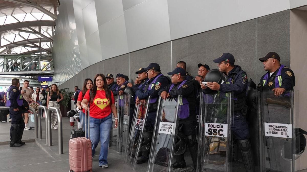 AICM refuerza seguridad ante posible bloqueo de CNTE