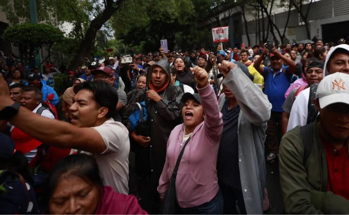 CNTE mantendrá plantón y marchas en CDMX este jueves