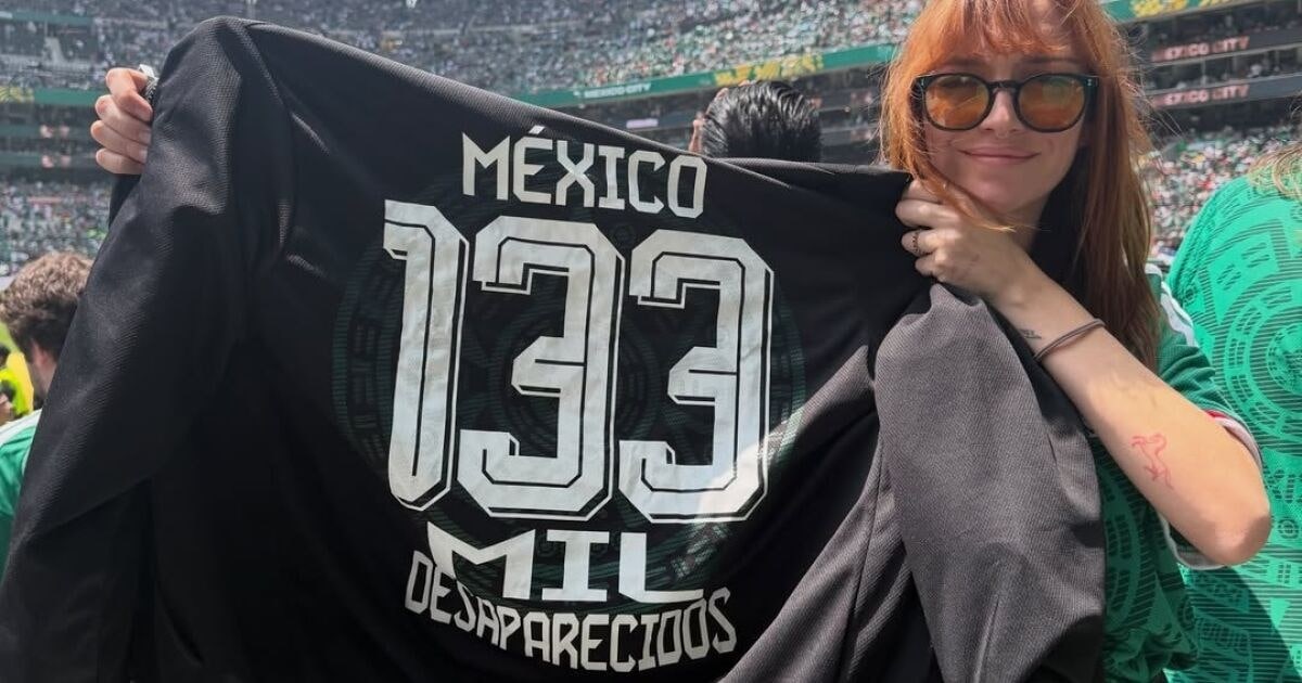 Regina Blandón visibiliza crisis de desaparecidos en Mundial