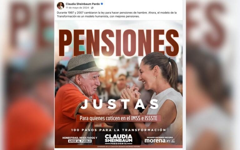 Sheinbaum reconoce limitaciones para revertir reforma a pensiones