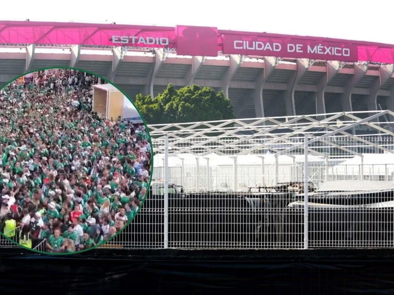 Caos en filtros del Estadio Ciudad de México antes del Mundial