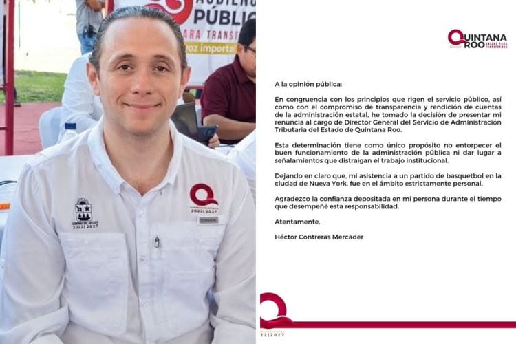 Renuncia Héctor Contreras a dirección del SATQ
