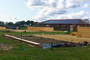 ground source heat pumps - Kensa work on a glampsite