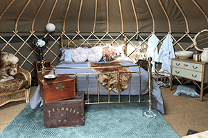 mrs mills yurts glampsite
