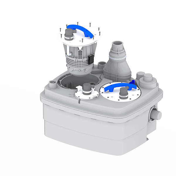 The world’s first brushless industrial pump from Saniflo 