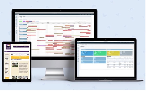 Complete online booking solution for holiday parks