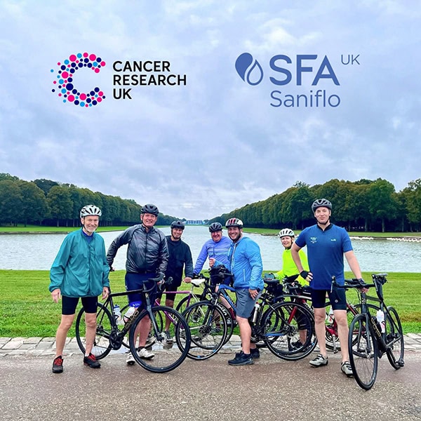 Cycle challenge for Cancer Research UK.