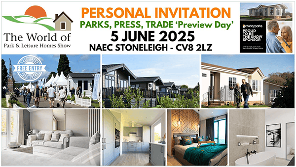 The World of Park & Leisure Homes Show 2025 Returns