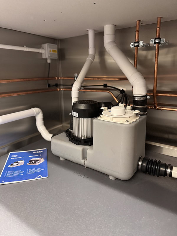 Sanicom Installations for Belfor UK Falkirk depot