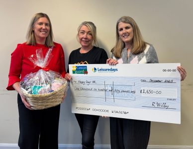 Insurance specialists Caravan Guard donate cash to people in crisis