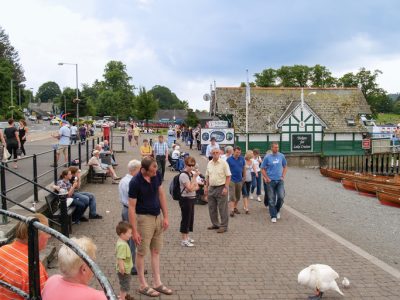Tourists at Bowness