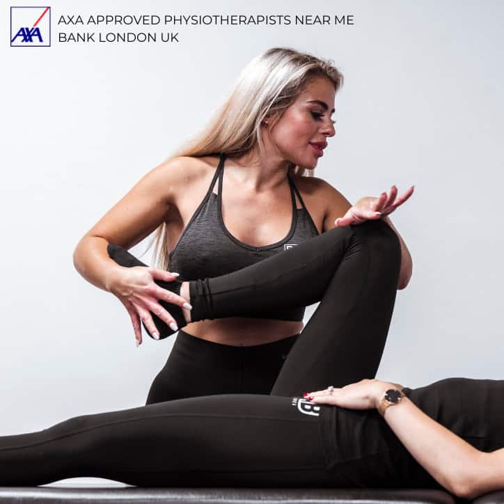 AXA approved physiotherapists near me Bank EC4 London UK