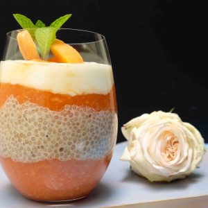Immune Boosting Papaya Chia Breakfast Pudding