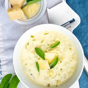 Cauliflower Sage And Asiago Soup